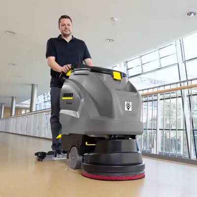 Industrial cleaning crew